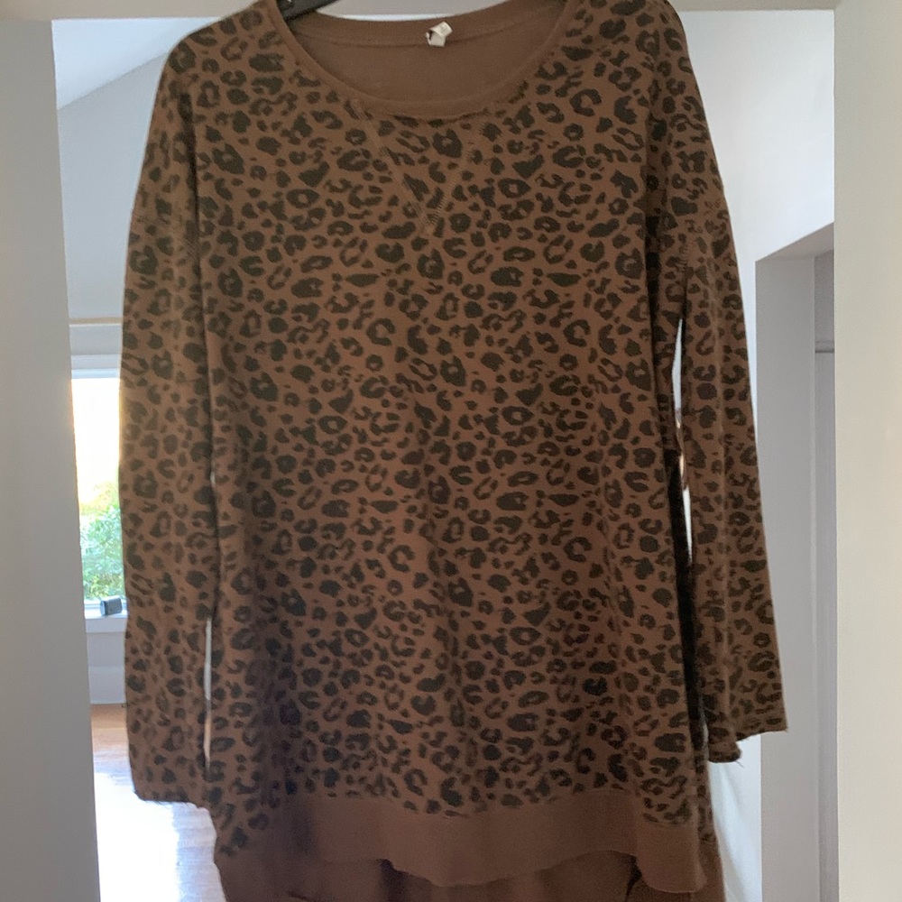 Zsupply leopard tunic size s
